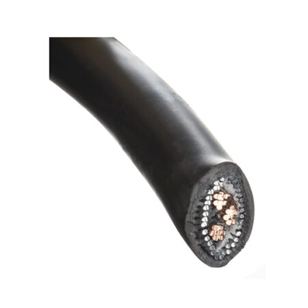 Prysmian 3 Core Black Armoured Cable With Low Smoke Zero Halogen (LSZH) Sheath , SWA Galvanised Steel Wire, 56 A, 50m