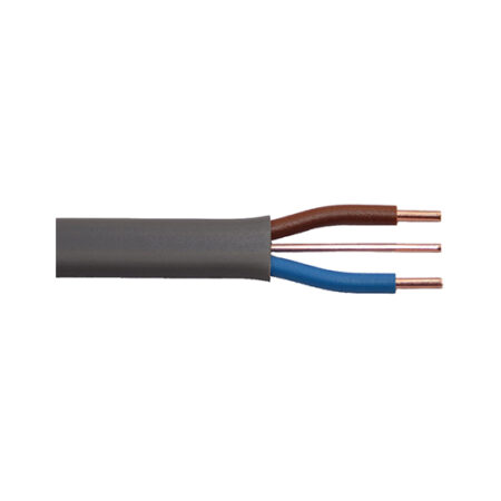 Prysmian 2+E Core 10 mm² Power Cable, Grey Polyvinyl Chloride PVC Sheath 50m, 64 A 240 V