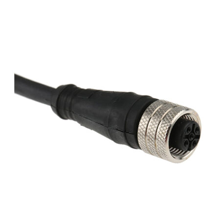Brad from Molex, Micro-Change Series, Straight M12 to Unterminated Cable assembly, 4 Core 10m Cable