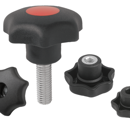 Thermoplastic Star Grip With Steel Bush