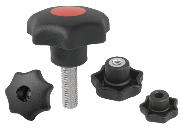 Thermoplastic Star Grip With Steel Bush